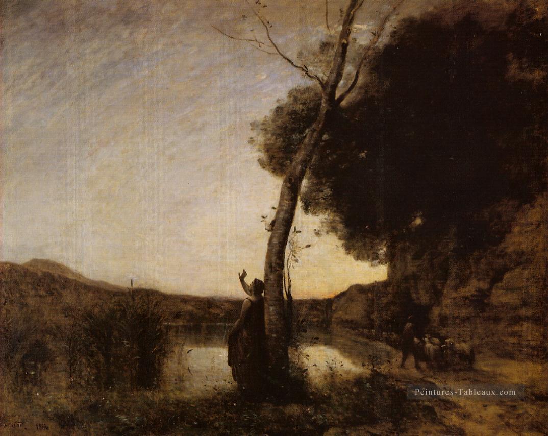 L’étoile du soir Jean Baptiste Camille Corot Peintures à l'huile
